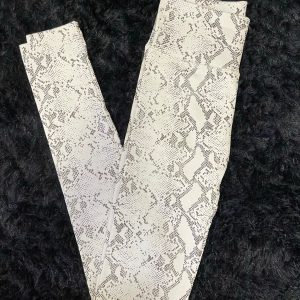 Junior Snake print fleece leggings